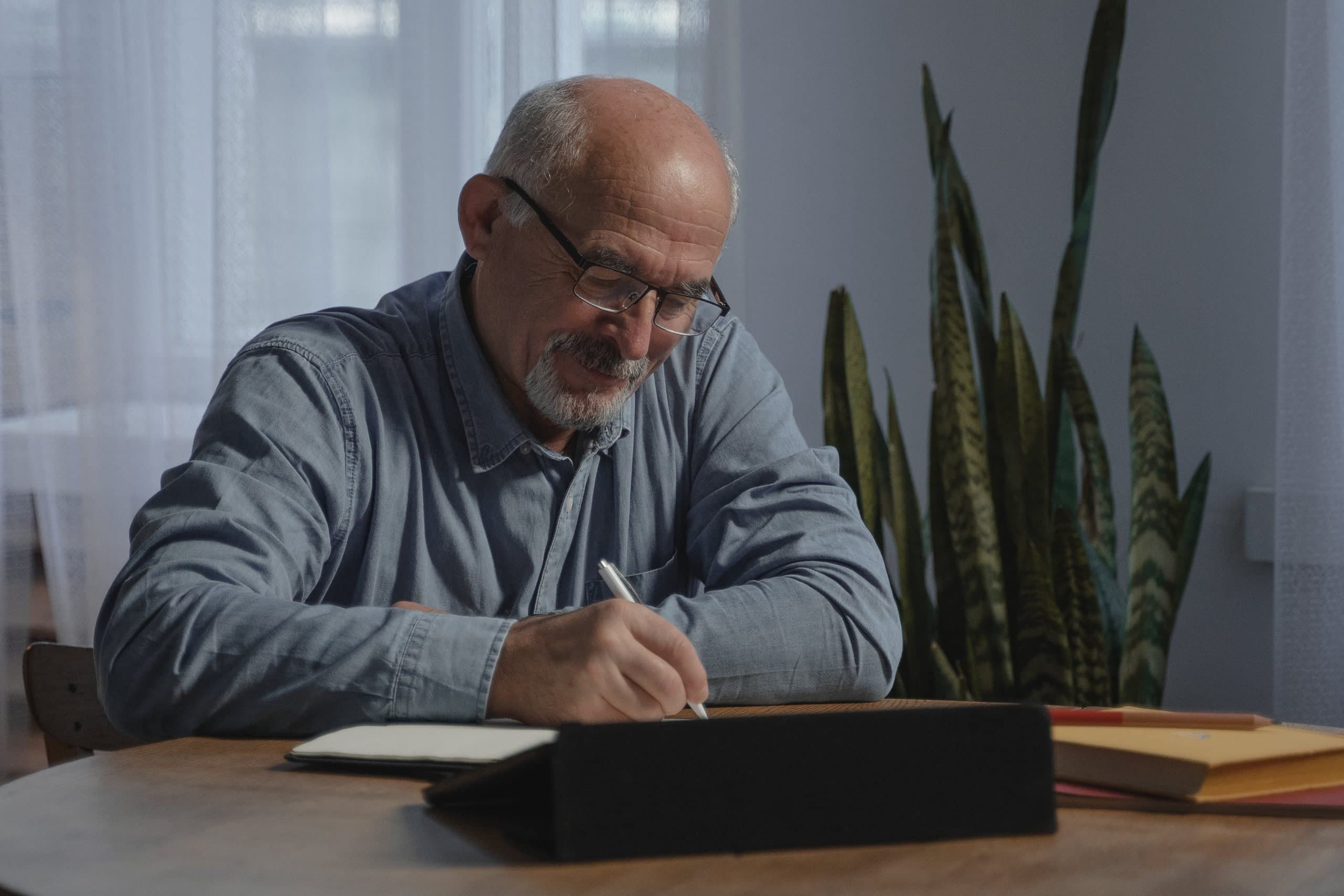 Grandparent with grandchildren