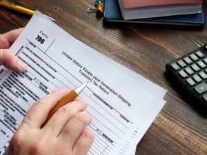 a form with the number 706 on it, representing the concept of estate tax in estate planning