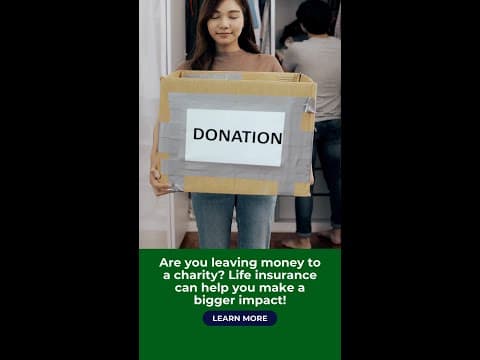 Are you leaving money to a charity?