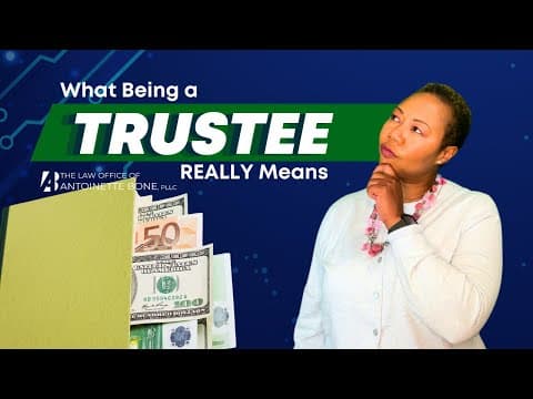What Being a Trustee REALLY Means