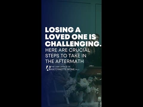 Losing a loved one is a challenge