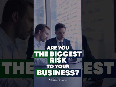Are YOU the Biggest Risk to Your #Business?