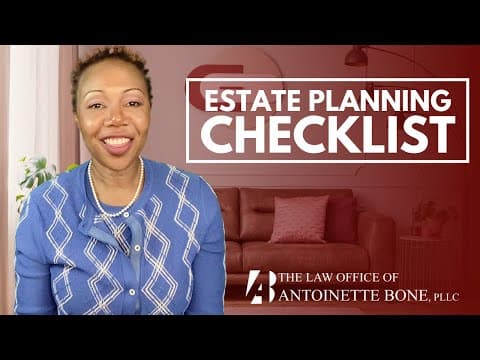 Estate Planning Checklist