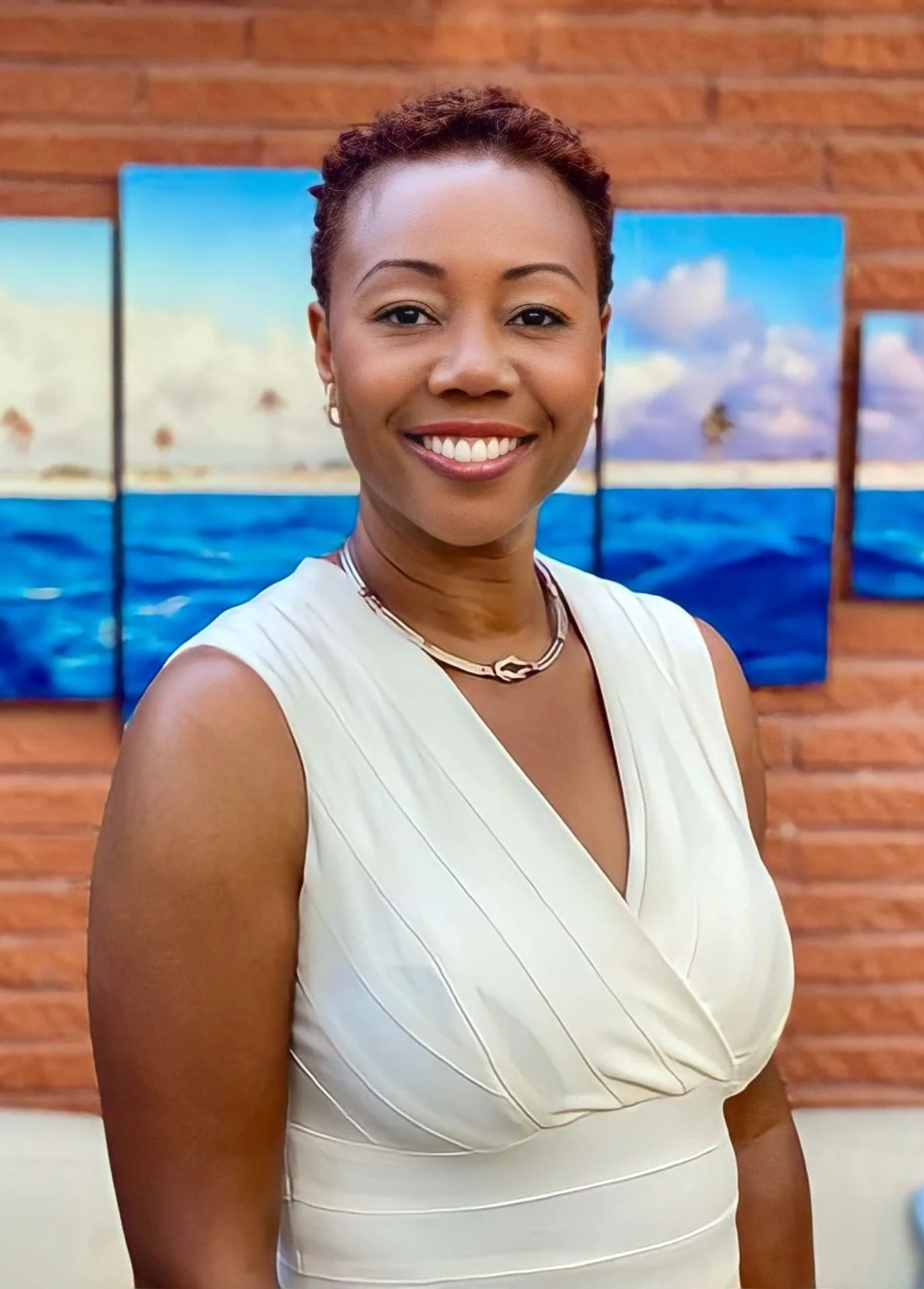 Antoinette in her office