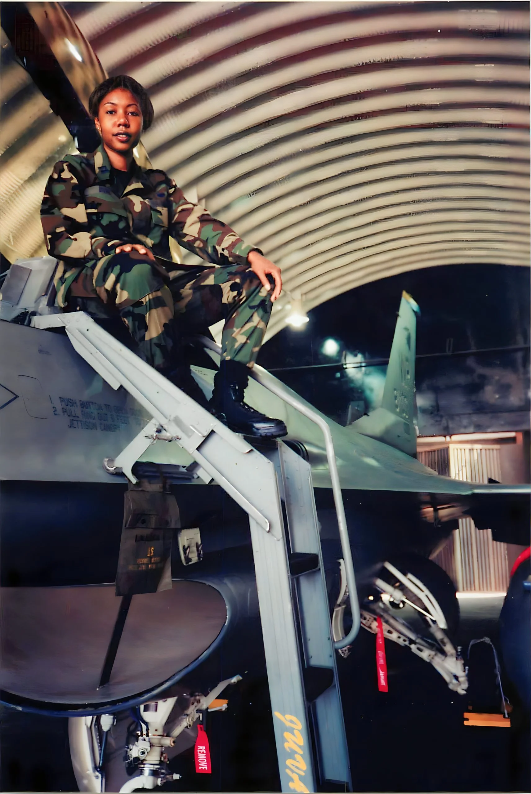 Antoinette in military uniform